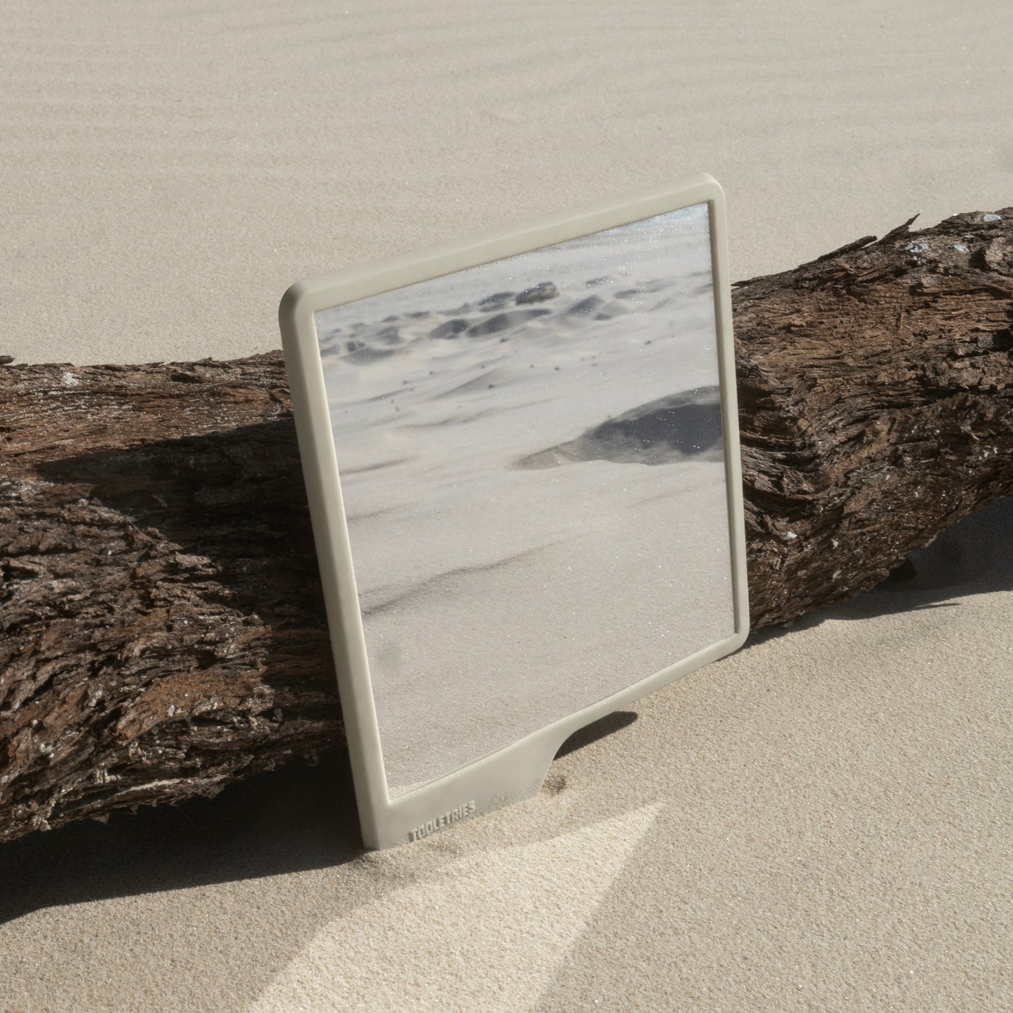 The Oliver Shower Mirror Sand
